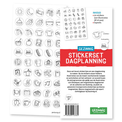 Sticker set daily schedule